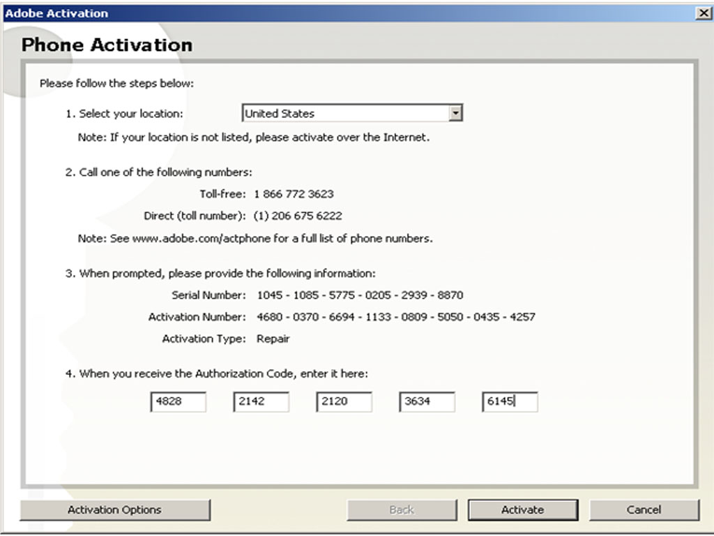 Photoshop cs3 serial number activation